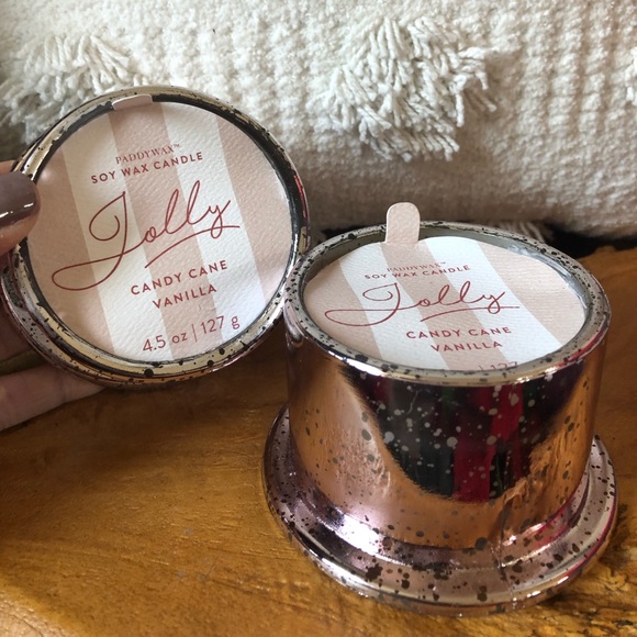 Paddywax Soy Candle ~ Jolly Candy Came Vanilla~ Set of 2 - Picture 1 of 3